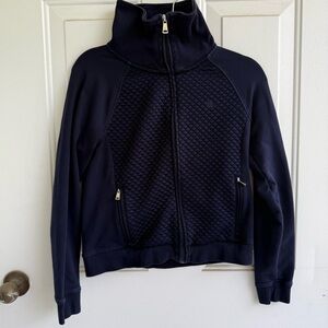 Lauren Ralph Lauren‎ Quilted Zip-Up Sweater Jacket – Size S